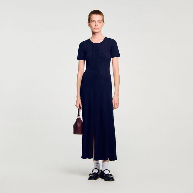 Knit maxi dress