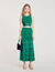 Long decorative knit skirt