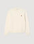 Oversized sweatshirt with leather patch