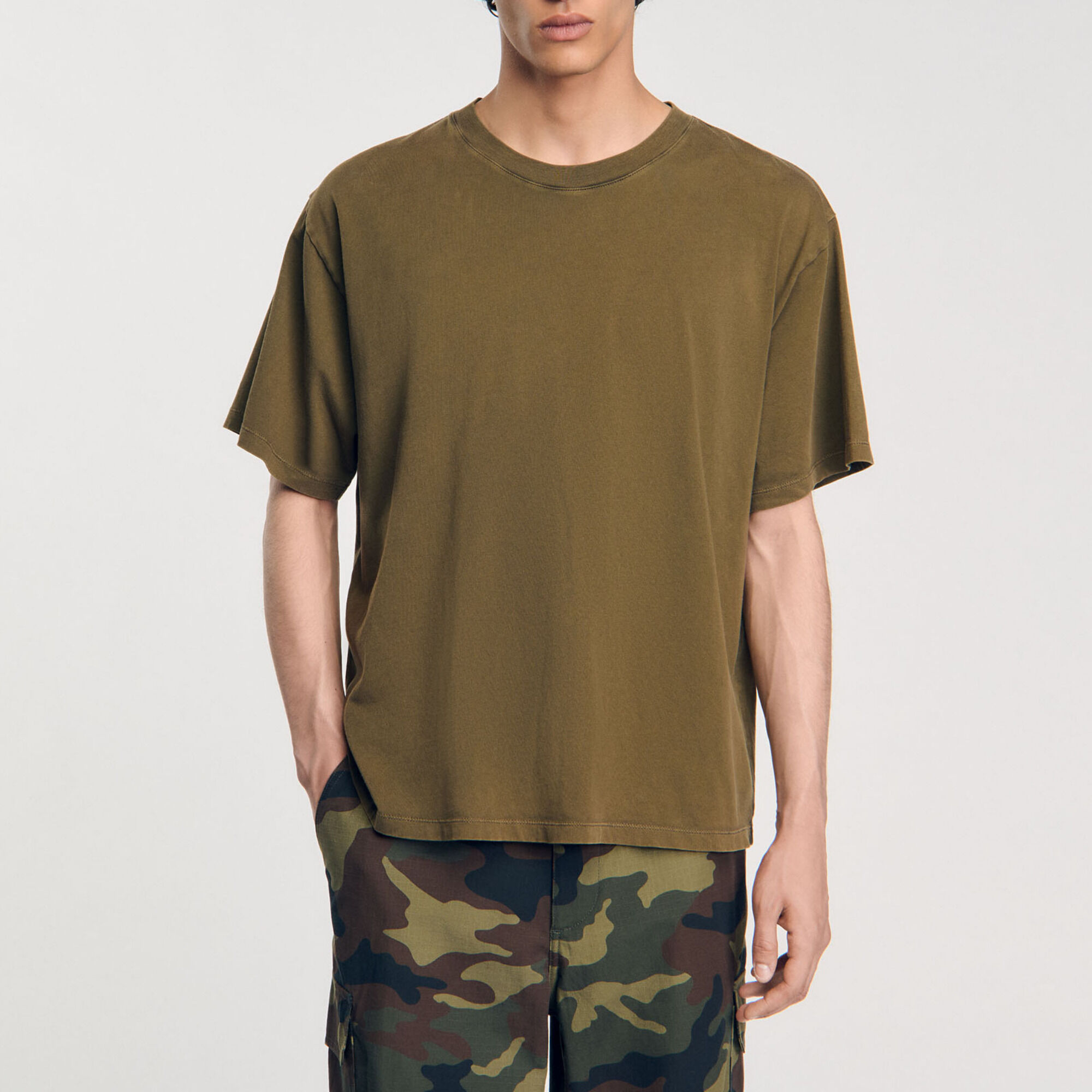 Faded-effect T-shirt