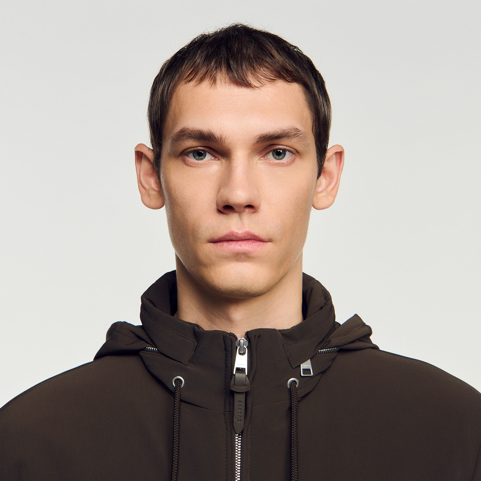 Hooded zip-up jacket - Men | Sandro