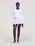 Short guipure skirt