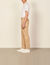 Cotton carrot-fit trousers