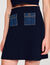 Short two-tone pleated skirt - Women | Sandro