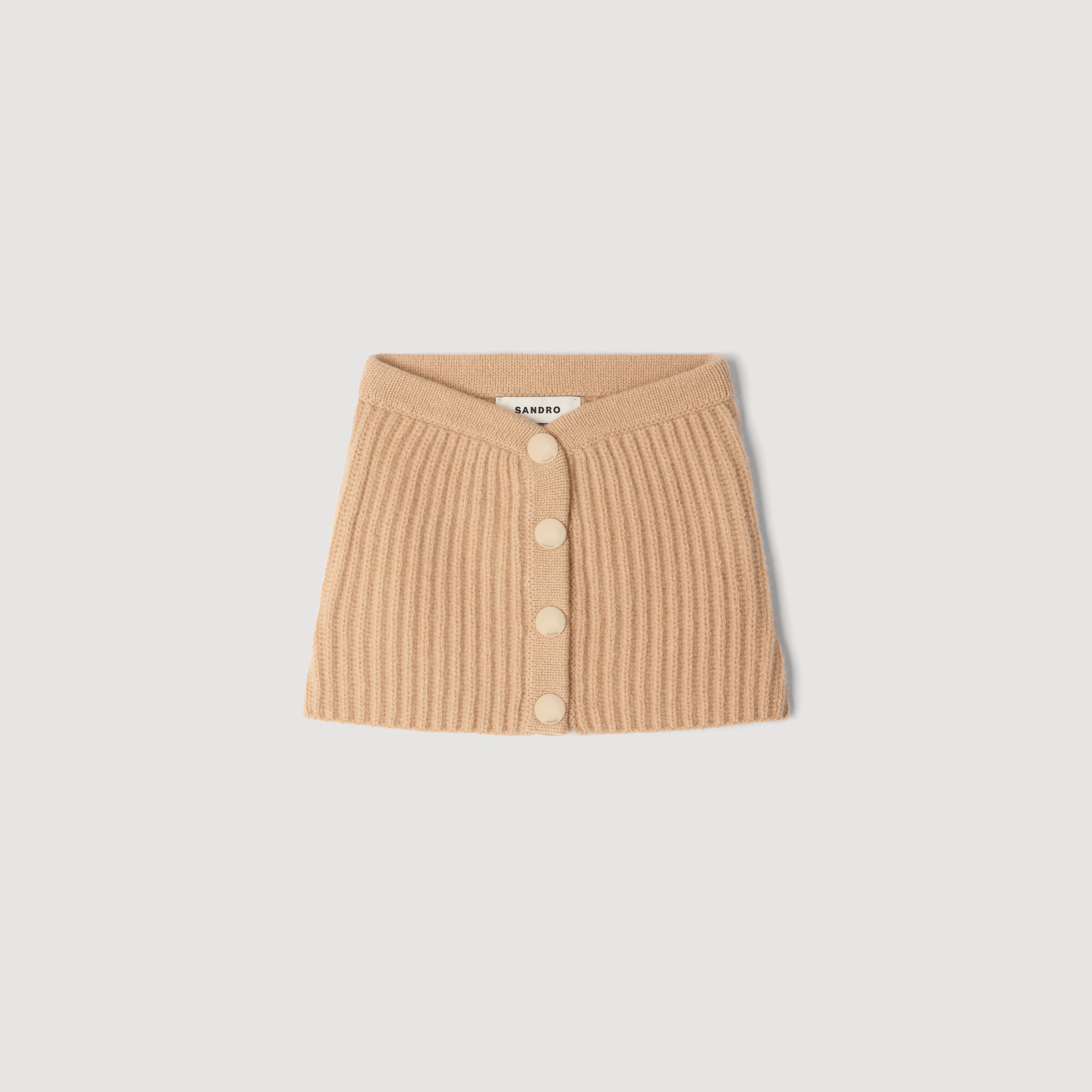 Standing collar with buttons - Women | Sandro