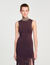 Fringed knit maxi dress