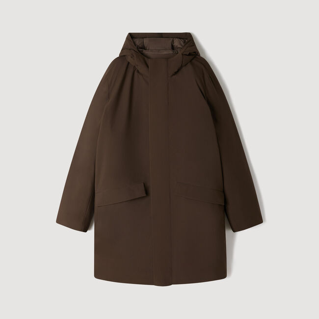Zip-up hooded parka - Men | Sandro
