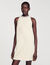 Dress with jewellery collar