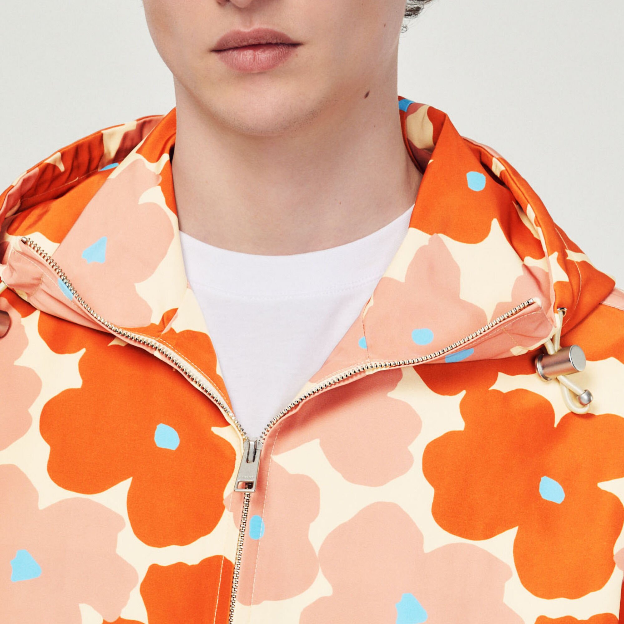 Floral print jacket