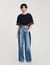 Rhinestone cropped T-shirt