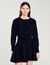 Sequinned velvet cardigan