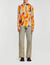 Flame pattern shirt