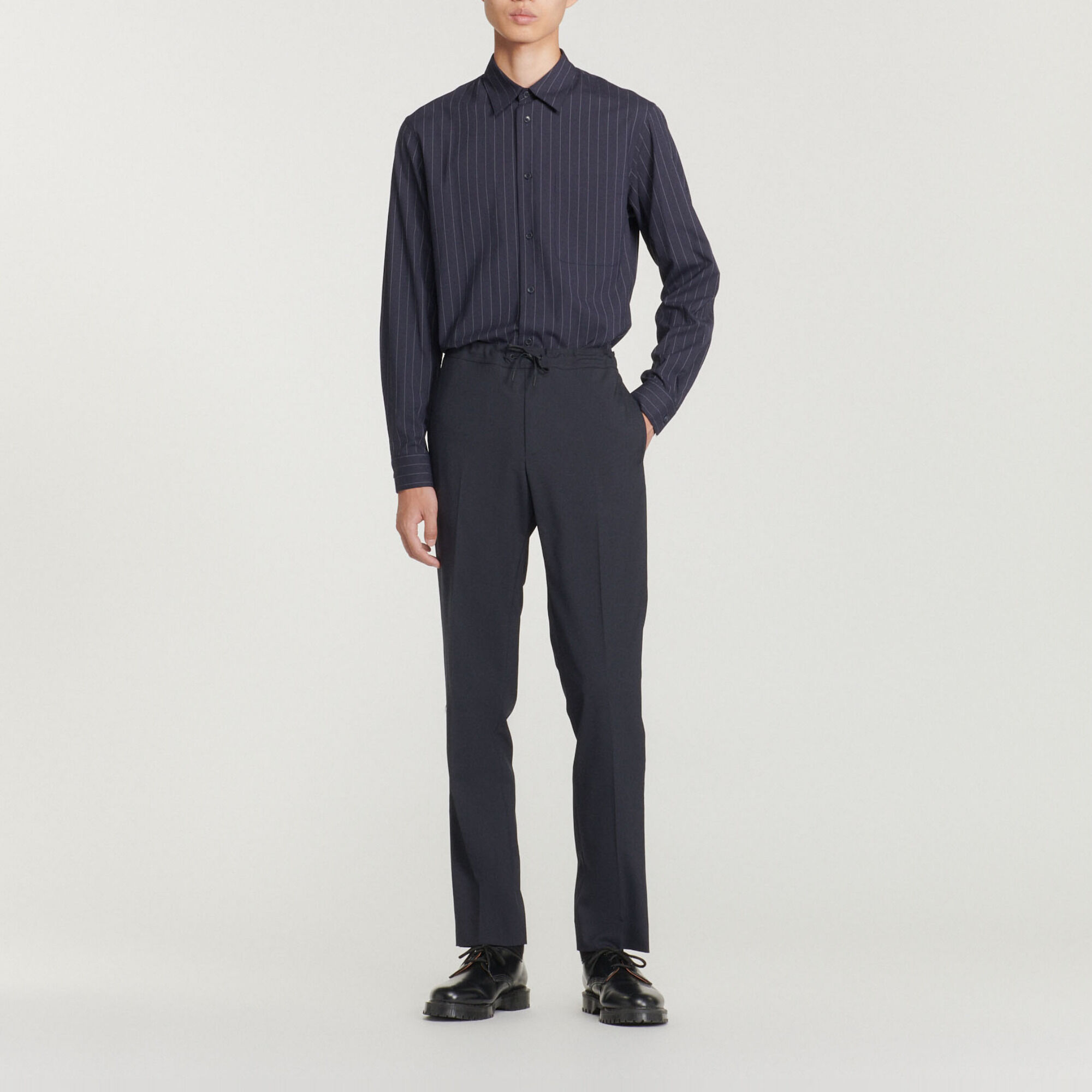 Trousers with elasticated waist