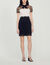 Two-tone lace dress