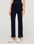 Ruffled knit trousers