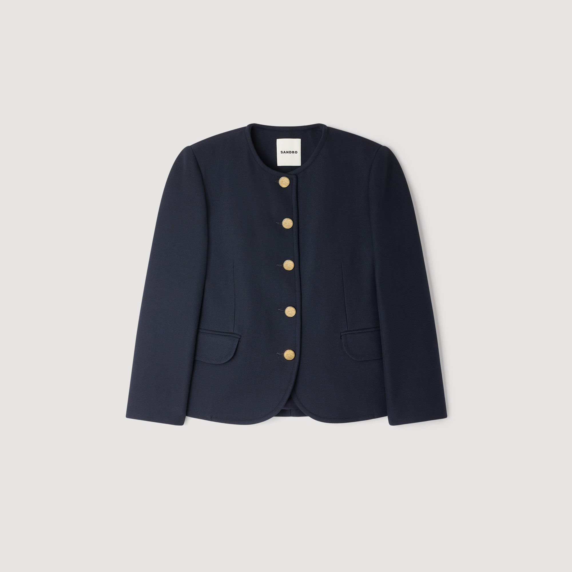 Round collar jacket