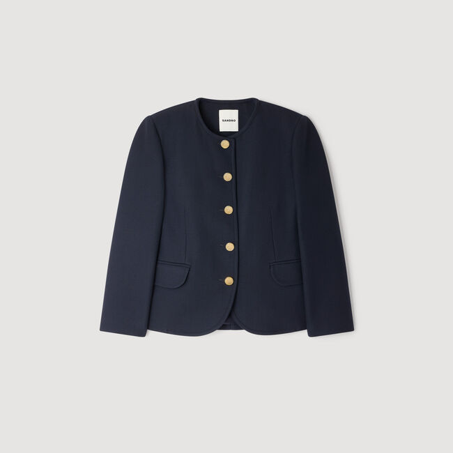 Round collar jacket