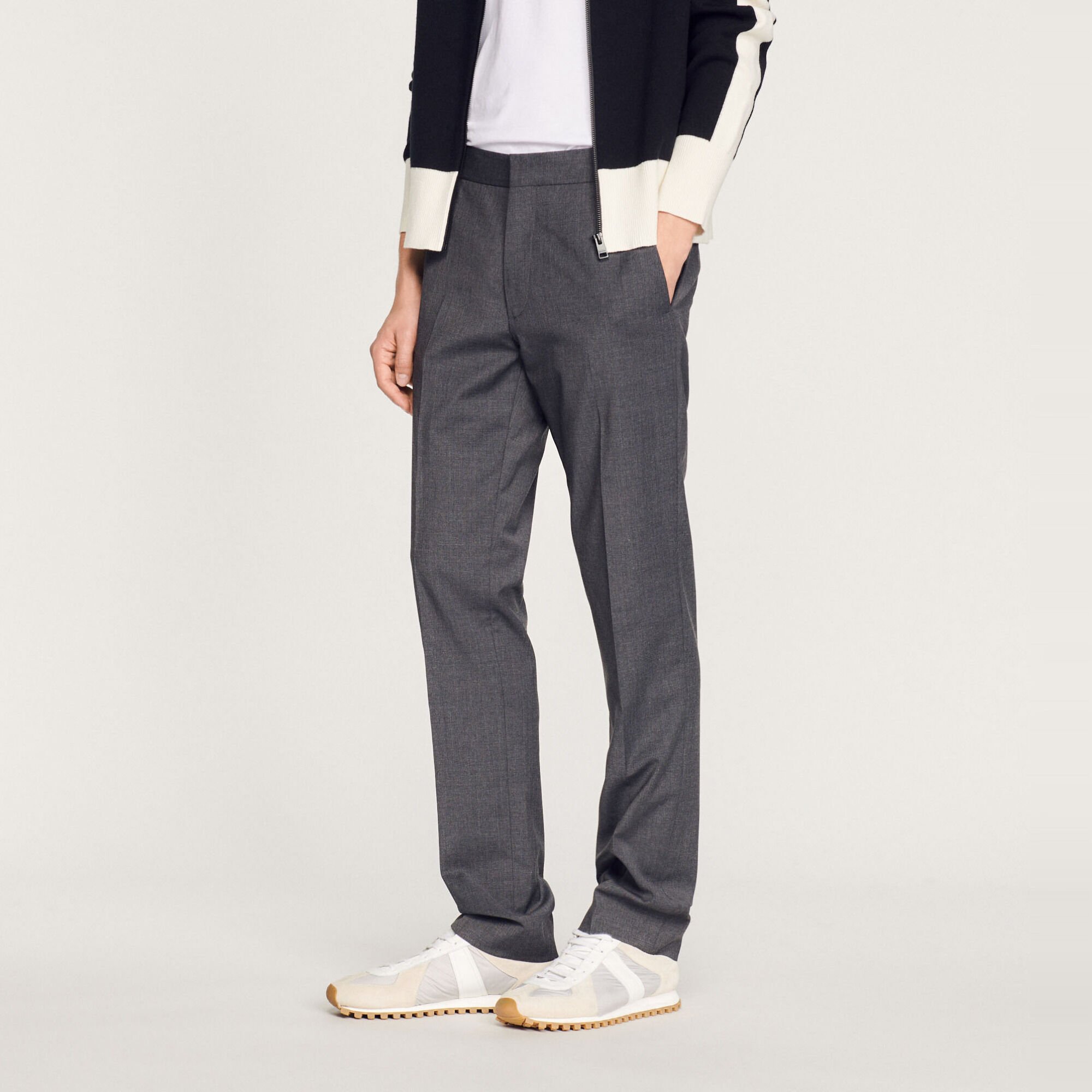 Virgin wool trousers