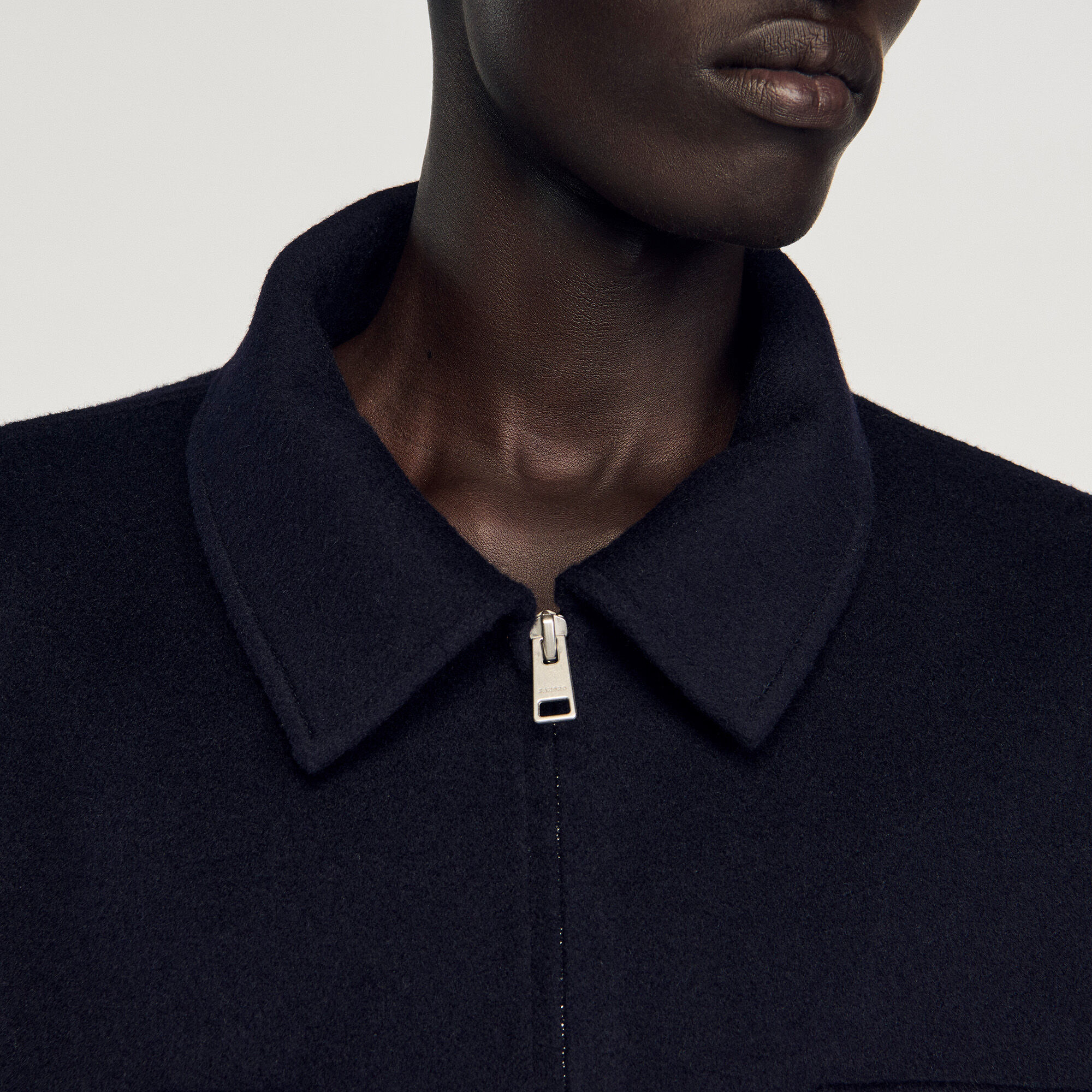 Zipped overshirt