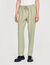 Elasticated straight-leg trousers