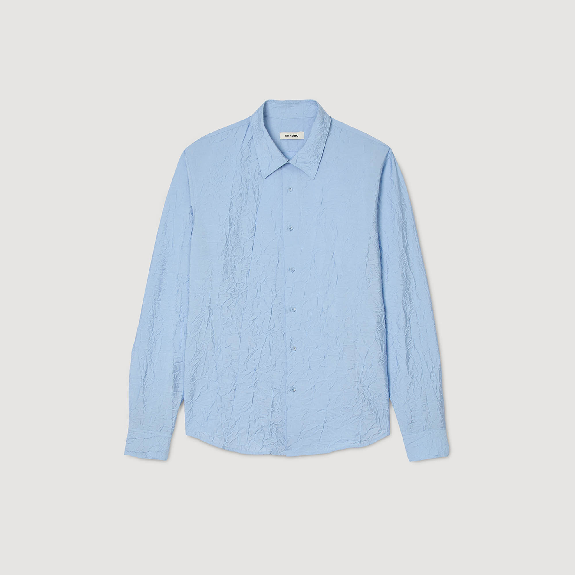 Crinkled effect shirt