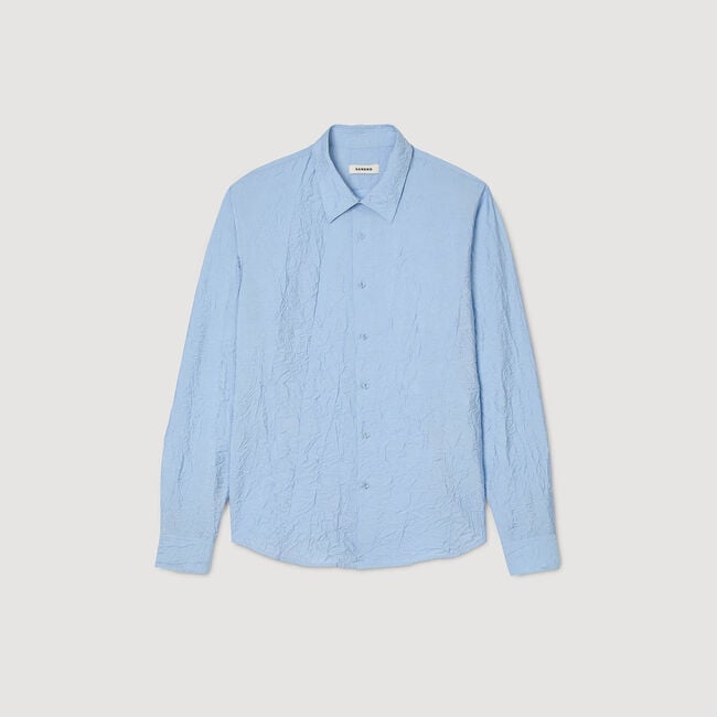 Crinkled effect shirt