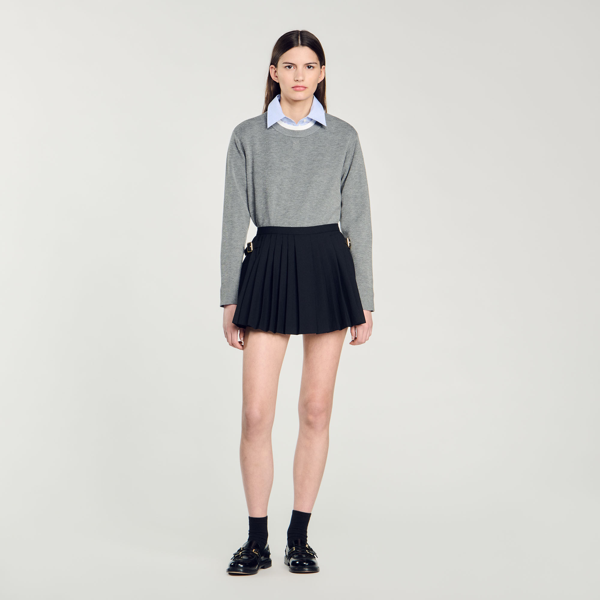 Pleated skort