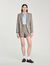 Herringbone shorts with rhinestones