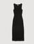 Fringed knit dress