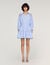 Short striped cotton dress