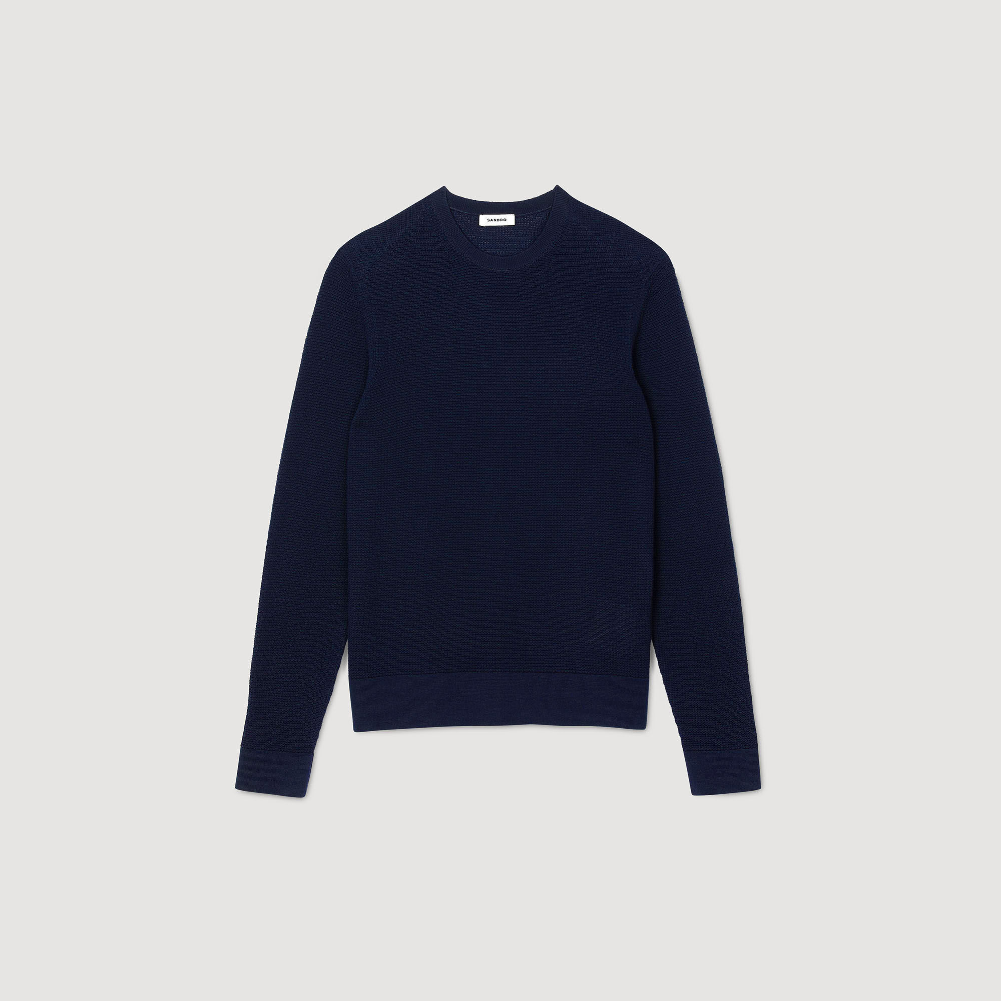 Textured knit jumper