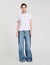 Cotton T-shirt with embroidery