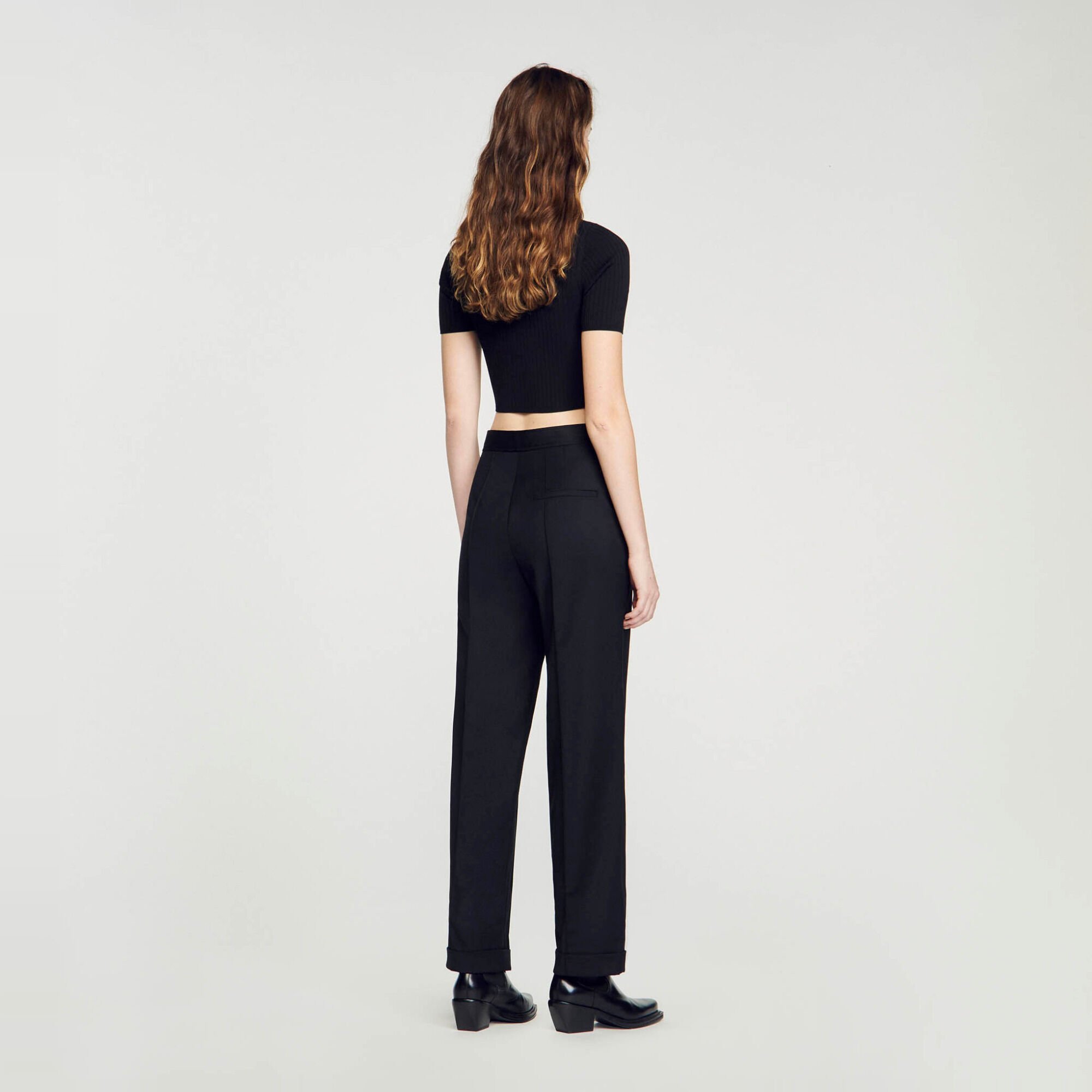 Straight-leg trousers
