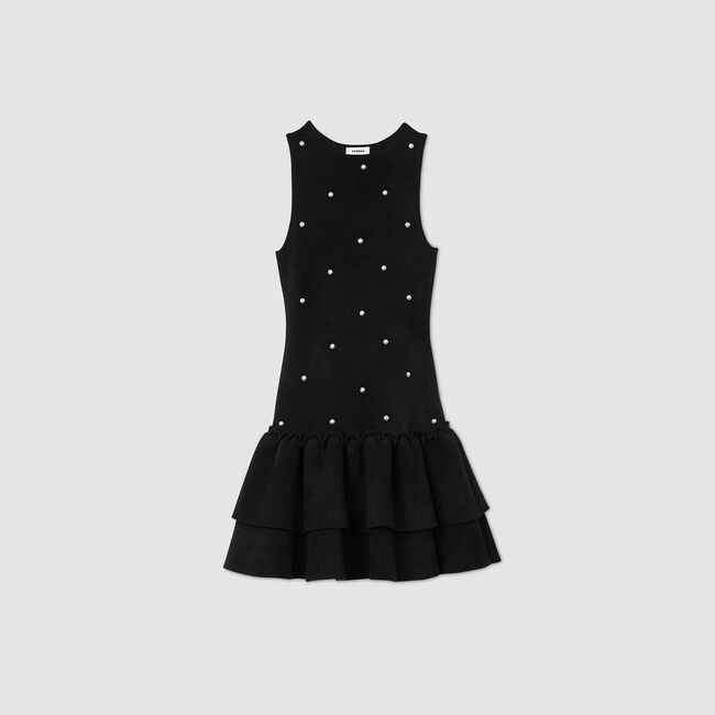 Velvet knit dress