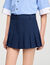 Tailored pleated shorts
