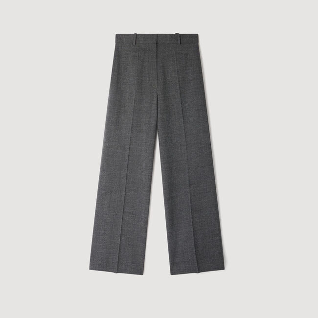 Straight and wide trousers