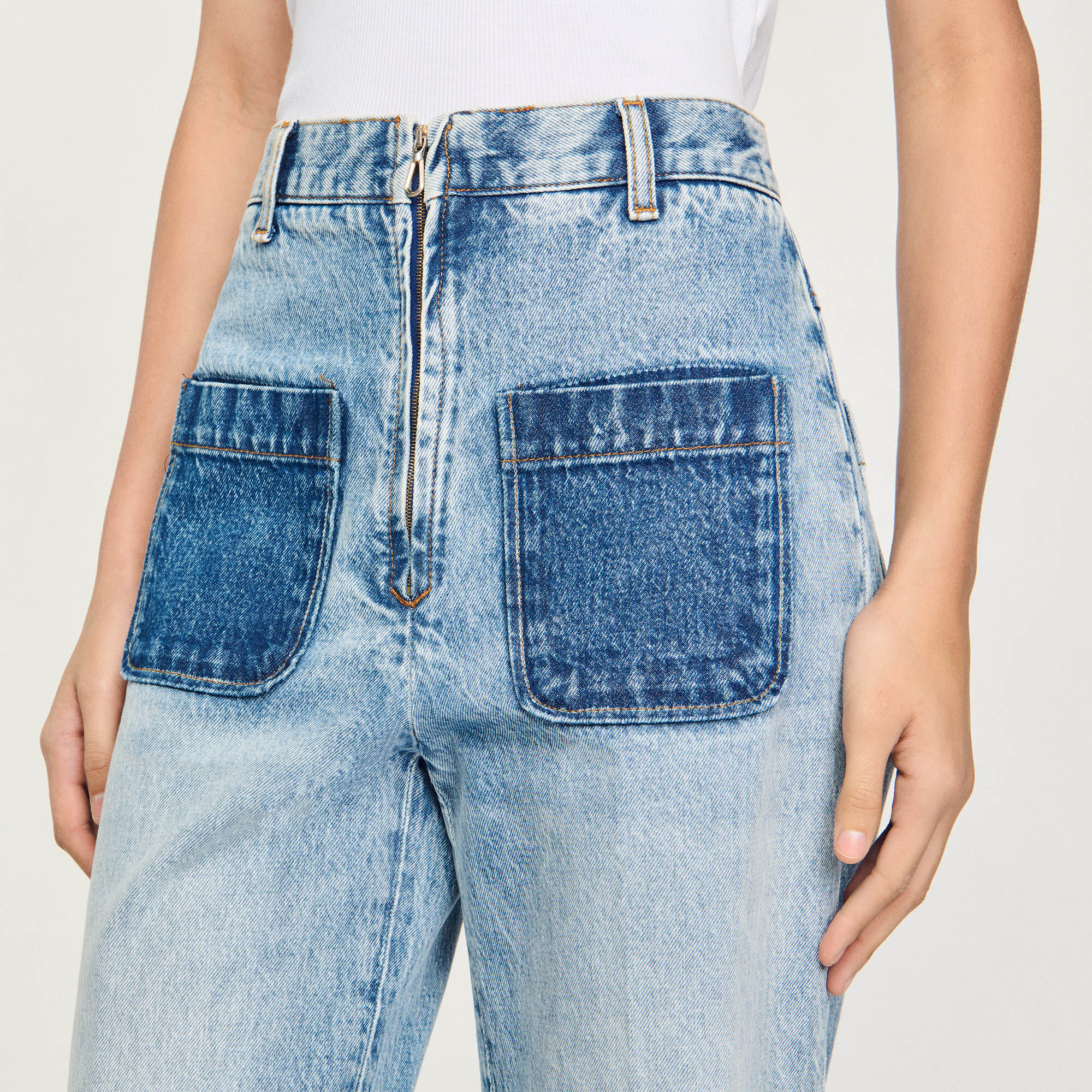 High-rise jeans