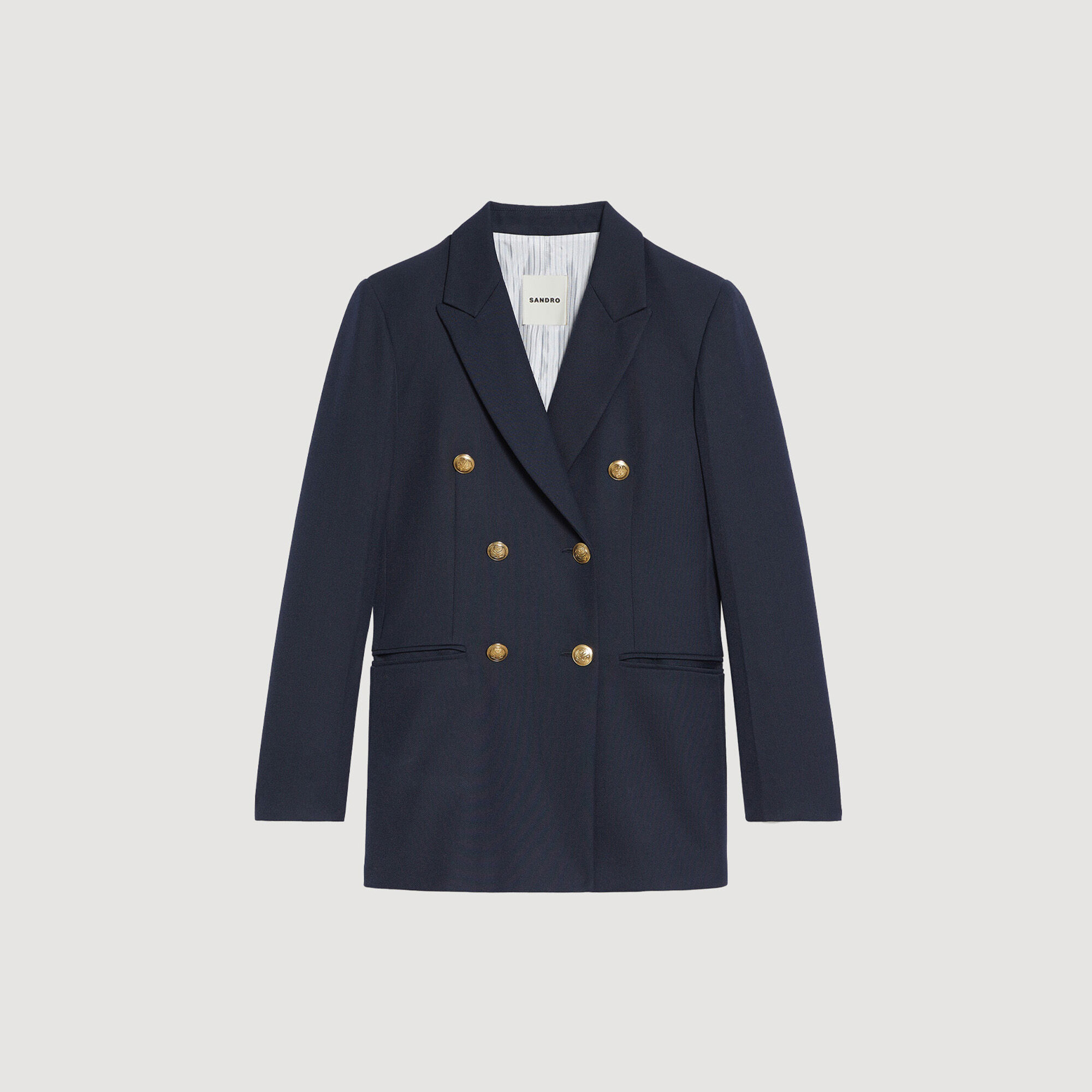 Double-breasted suit jacket