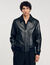 Plain leather jacket