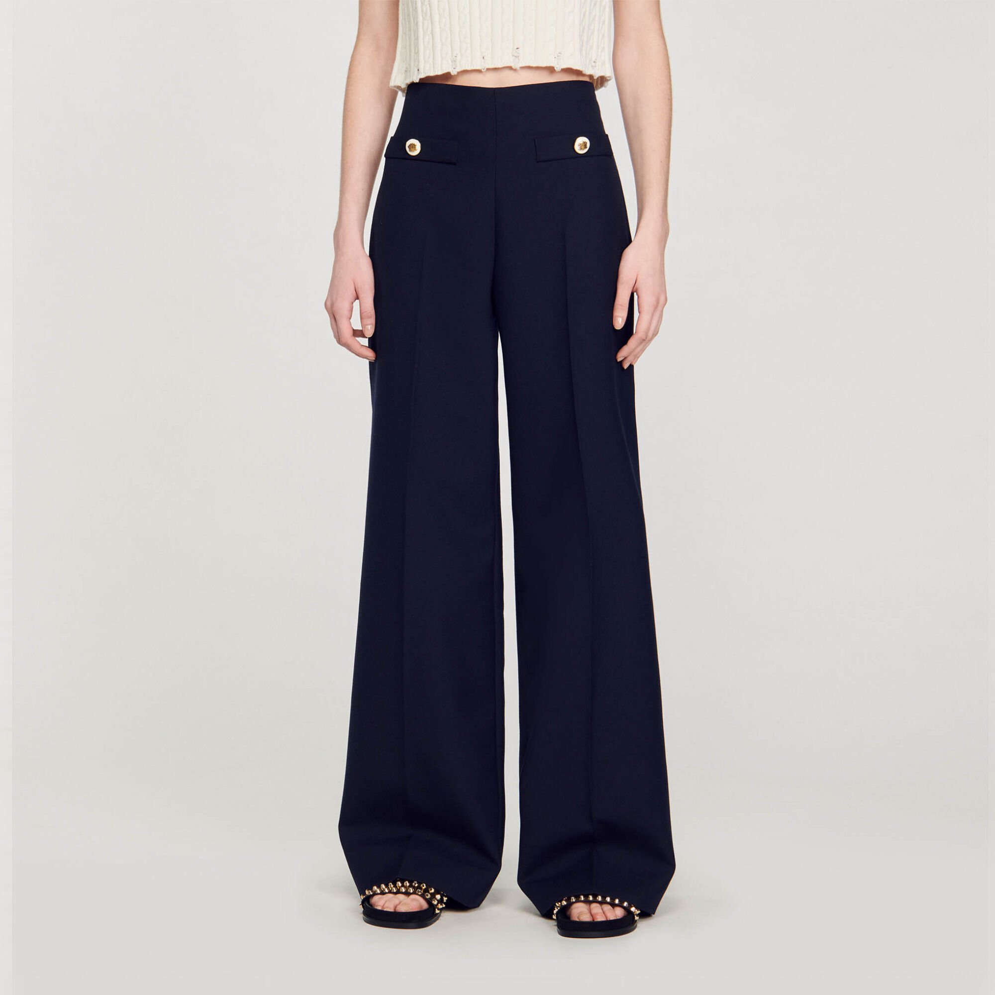 Wide-leg trousers