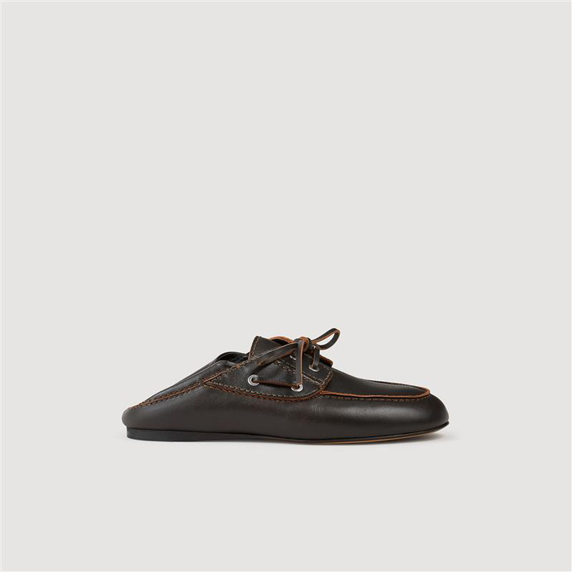Leather loafers
