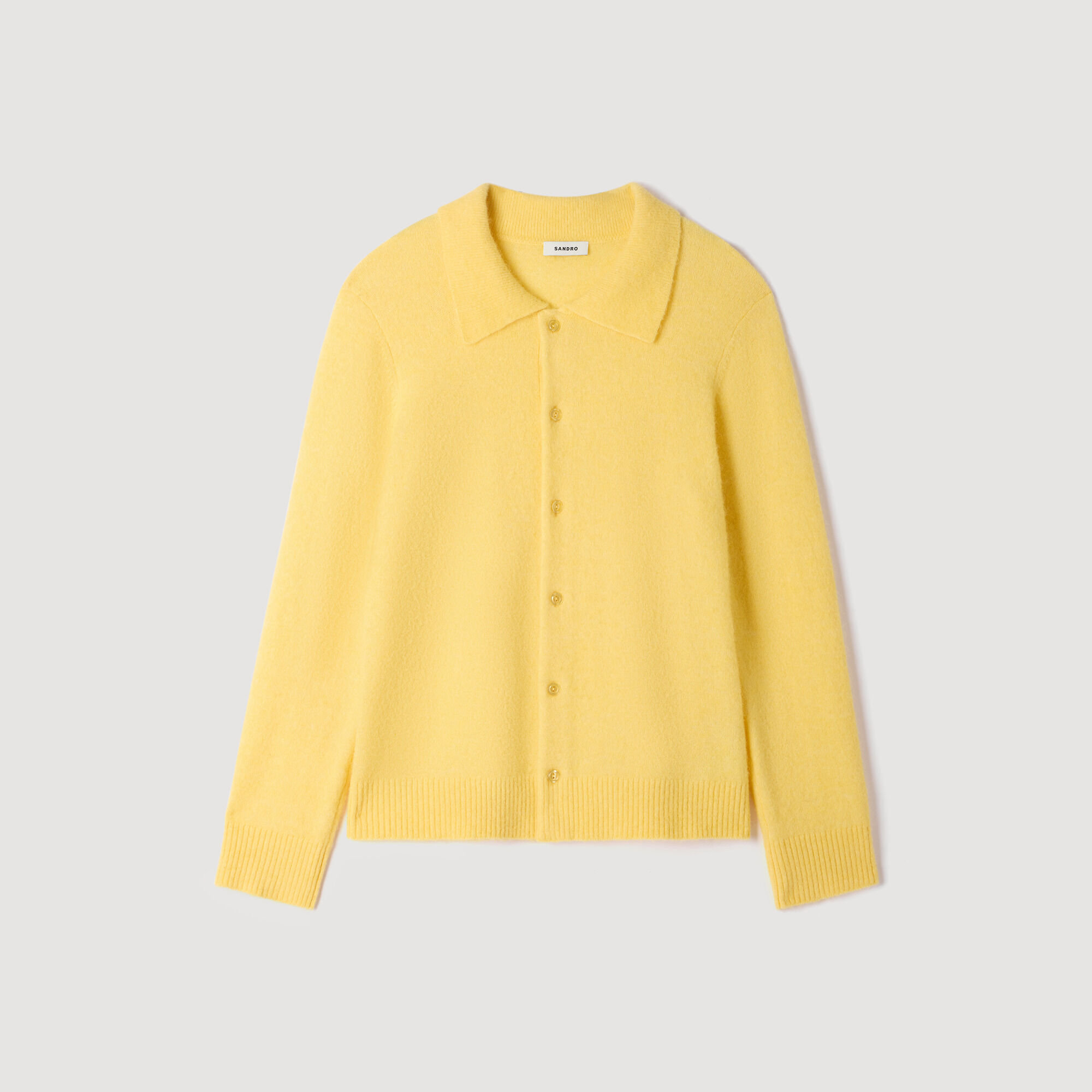 Alpaca and wool cardigan - Men | Sandro