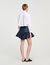 Cropped shirt with bow details