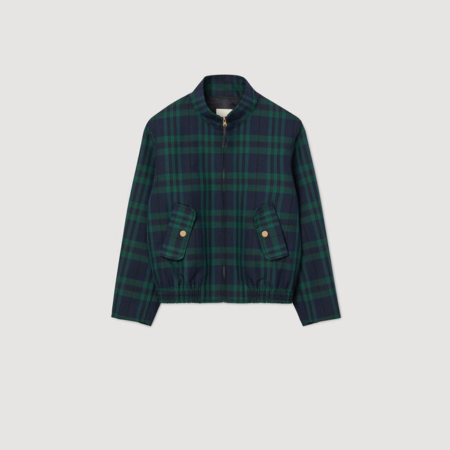 Checked jacket