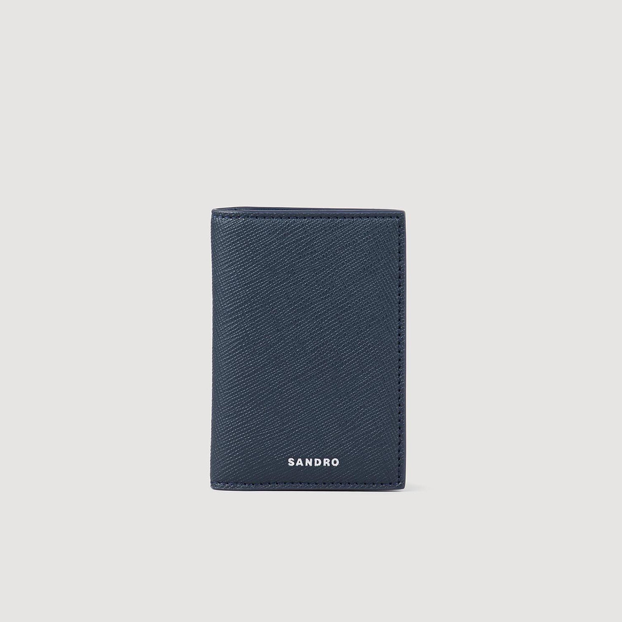 Reconstituted leather wallet - Men | Sandro