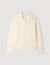 Zip-up wool cardigan
