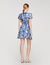 Floral print short dress