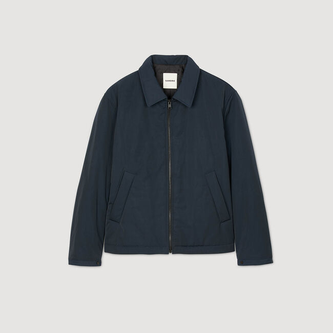 Quilted zip jacket