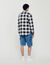 Quilted checked jacket