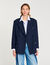 Wool blend suit jacket